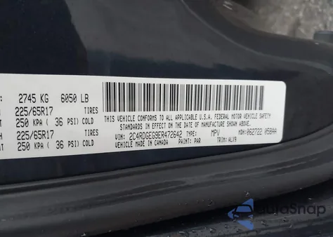 2014 Dodge Grand Caravan R/T from USA, damaged, VIN 2C4RDGEG9ER472642